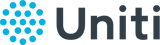 PNG RGB 2C Blue + Black Uniti Corporate Logo